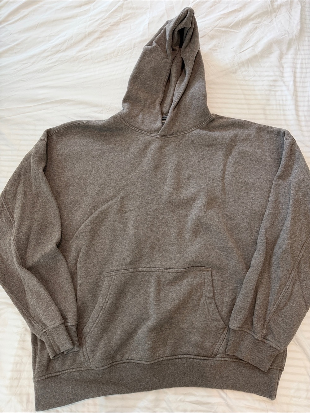 Abercrombie & Fitch brown grey Hooded Sweatshirt